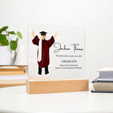 Graduation Gift, Personalised Print, Congratulations, Grad Gift for daughter, granddaughter, Best Friends, Acrylic Plaque and Stand